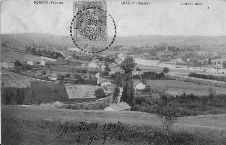 Pont routier de Pougny, ou pont routier de Chancy