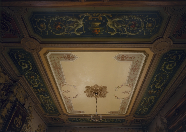 Plafond du "salon aux tapisseries