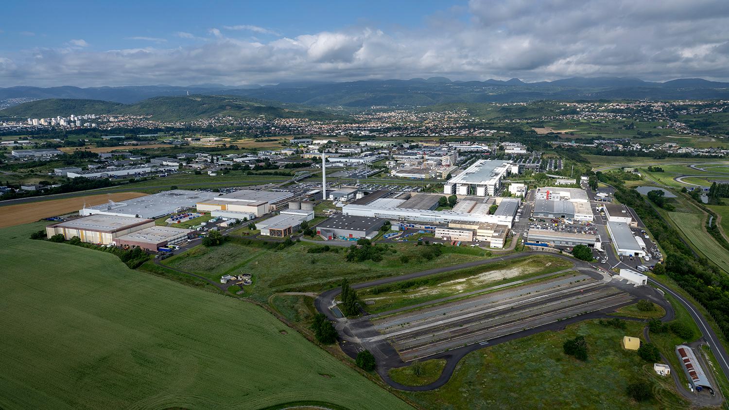 Usine de pneumatiques Michelin, centre d'essais et de recherches de Ladoux