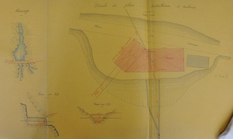 Scierie de la Société des ardoisières de Cevins (détruite)