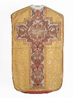 chasuble, voile de calice : ornement doré