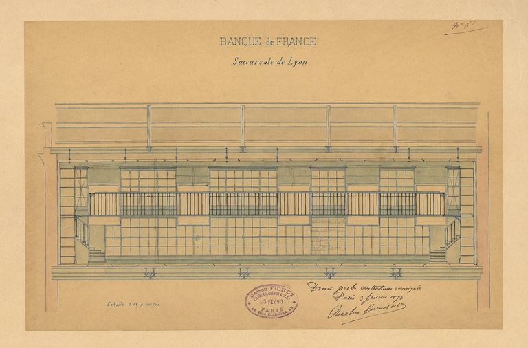 Présentation du mobilier de la Banque de France