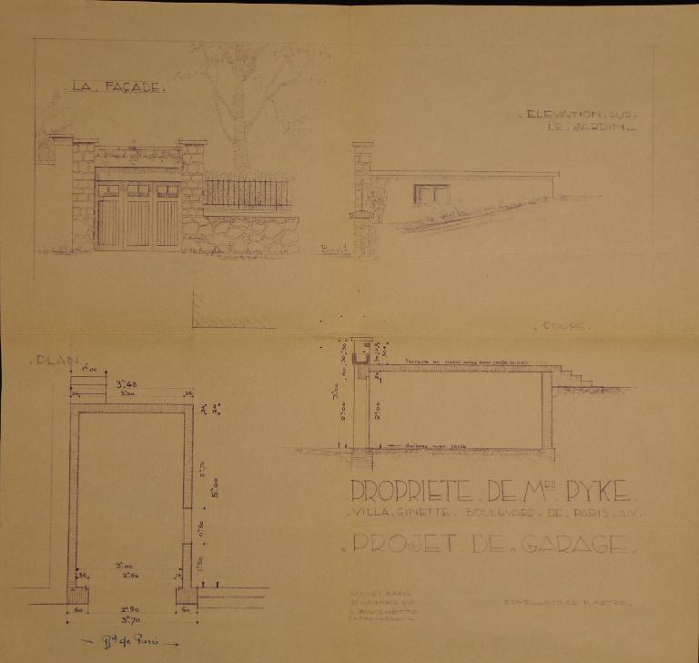 Maison, dite villa Dolorès, puis villa Ginette, puis villa Henrietta, actuellement immeuble, villa Henrietta