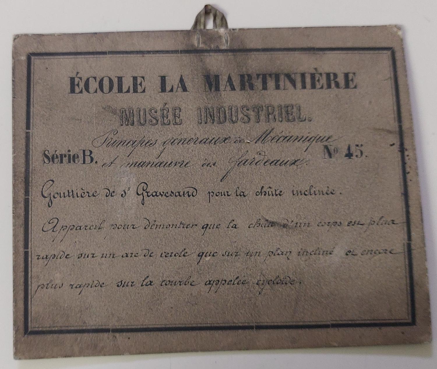 Instrument de démonstration en dynamique des fluides, pompe à feu de Nollet