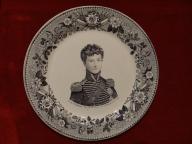 assiette : portrait de Louis d'Orléans