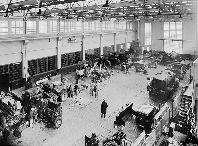 Garage de réparation automobile dit Parc Routier des Ponts & Chaussées du département du Rhône, Parc Routier de la DDE du Rhône