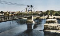 Pont routier dit "passerelle provisoire" de Valence (détruit)