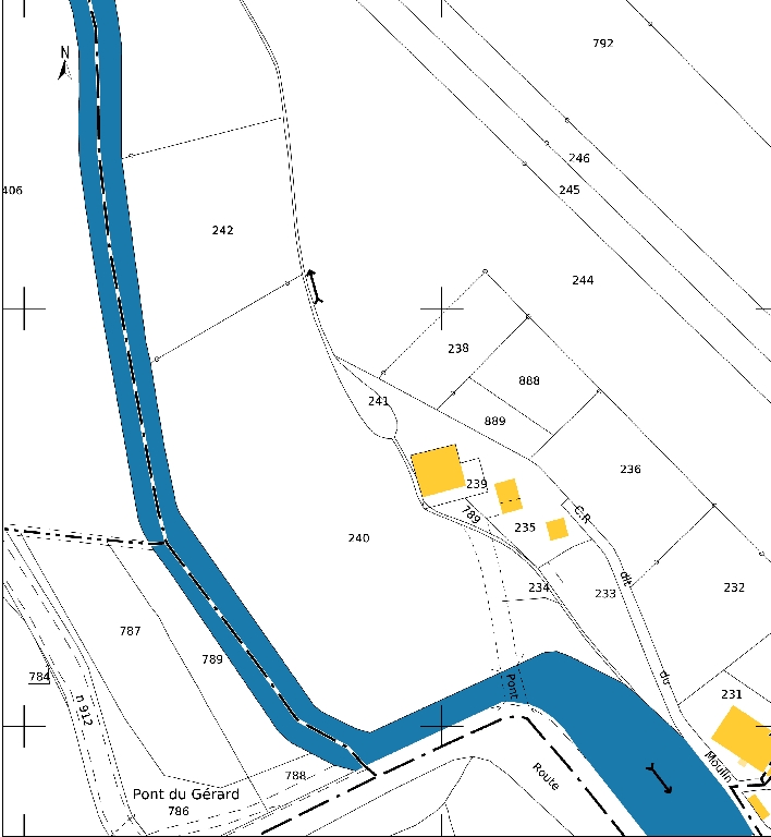 Moulin et scierie Monod actuellement logement