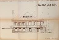 Chamalières, la maison F., 1950, Antoine FUSTIER architecte