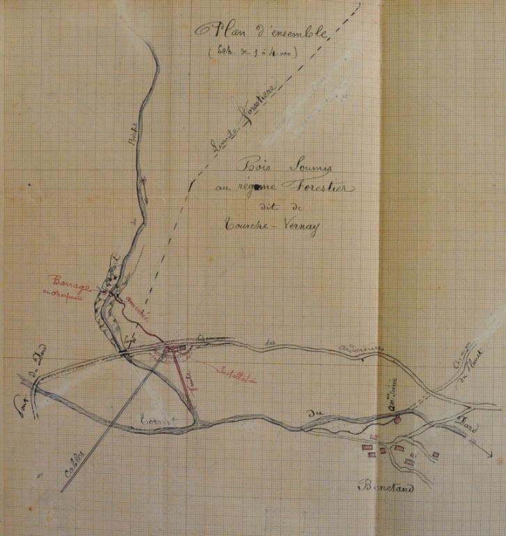 Scierie de la Société des ardoisières de Cevins (détruite)