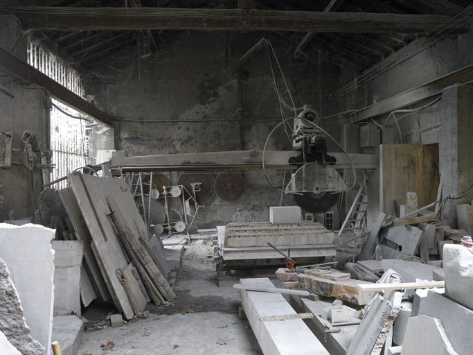 usine de taille de matériaux de construction : Entreprise générale de Marbriers et sculpteurs réunis