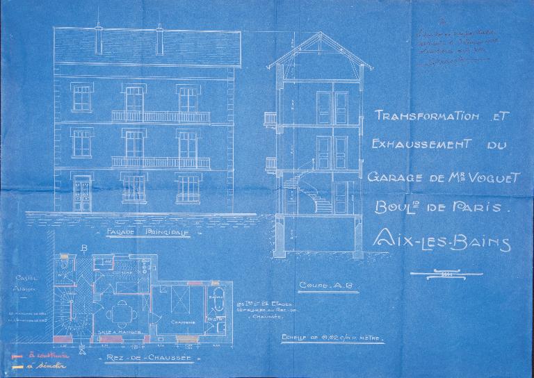 Garage et logement, puis immeuble, dit L'Oriana