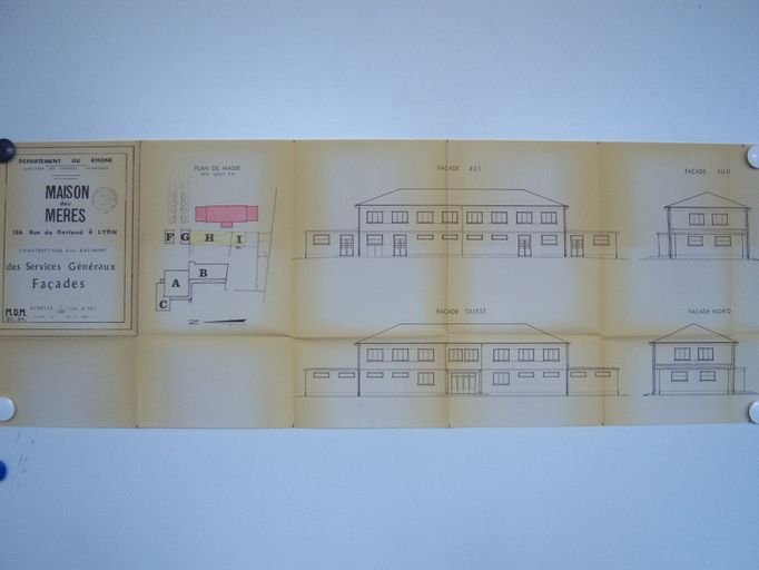 Maternité et foyer pour les mères célibataires dit Maison des mères nourrices de Gerland (démolie)