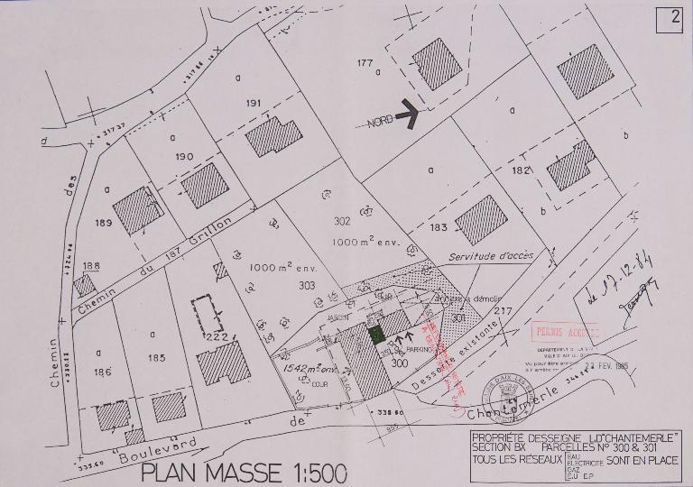 Remise agricole et logement, dépendance du domaine de Chantemerle, puis maison, puis hôtel de voyageurs, dit Auberge de Chantemerle, actuellement résidence meublée Le Chantemerle