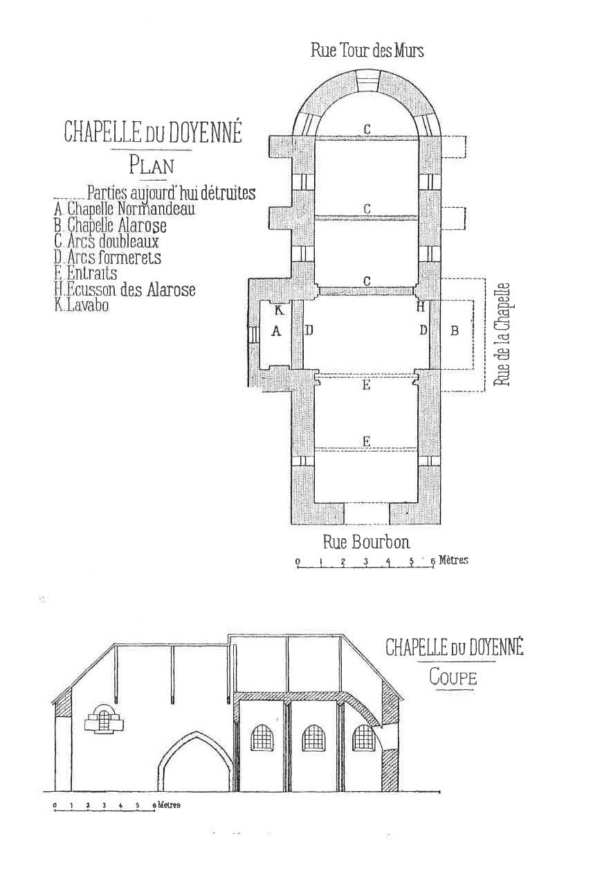 Chapelle Notre-Dame dite du Doyenné puis forge et maison d'habitation, actuellement brasserie.