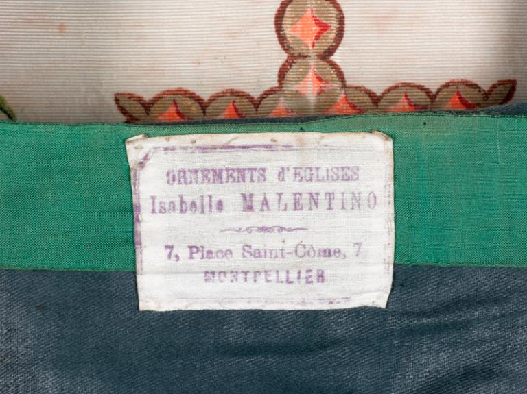 chasuble, étole : ornement vert