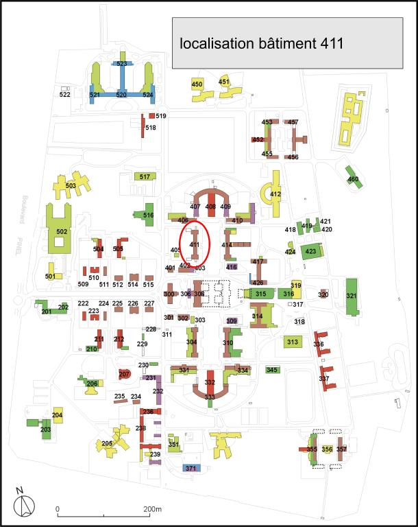 Immeuble dit bâtiment des tranquilles et semi-tranquilles du quartier des femmes, 1e et 2e division femmes