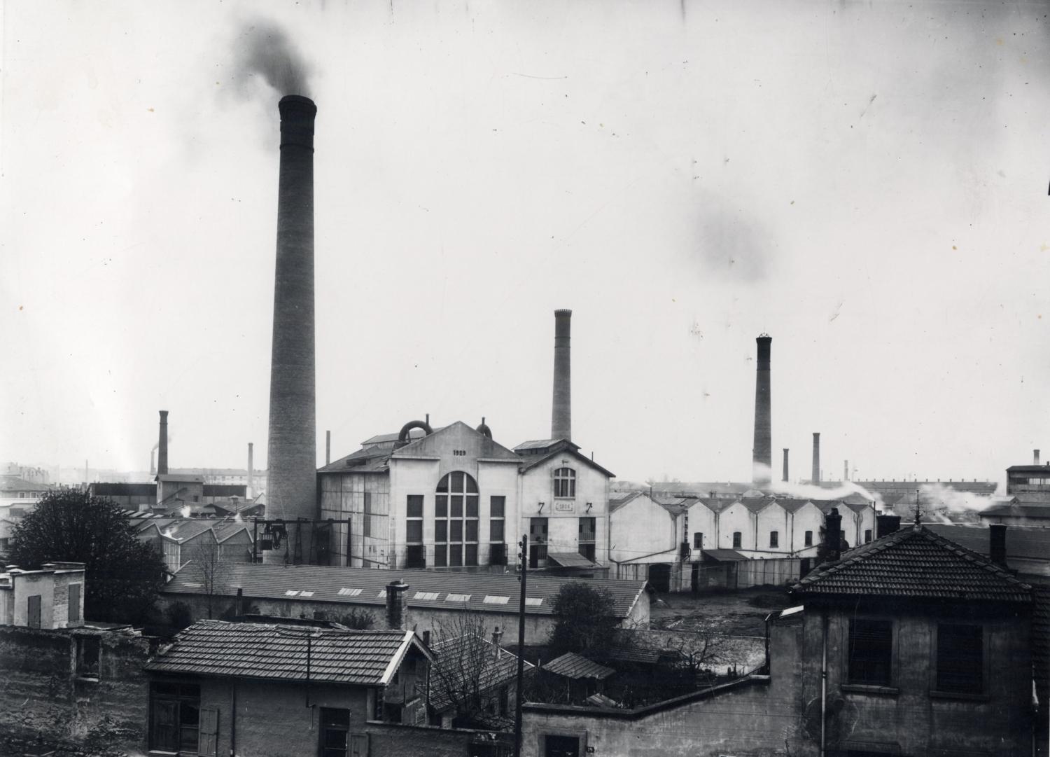 Usine Gillet teinturerie et apprêts à Villeurbanne