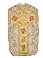 chasuble, étole, manipule : ornement blanc n°2