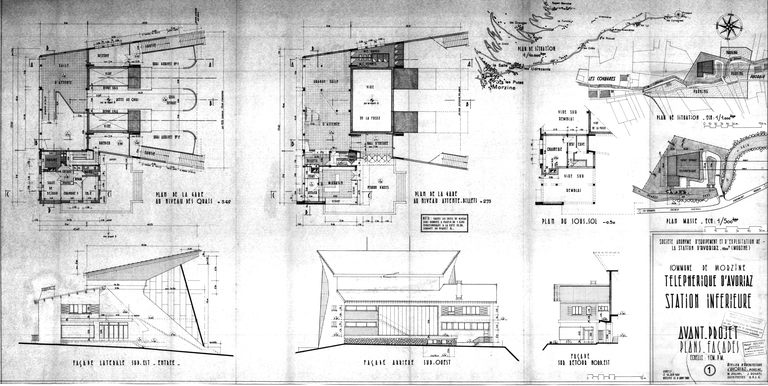 Gare inférieure du téléphérique des Prodains