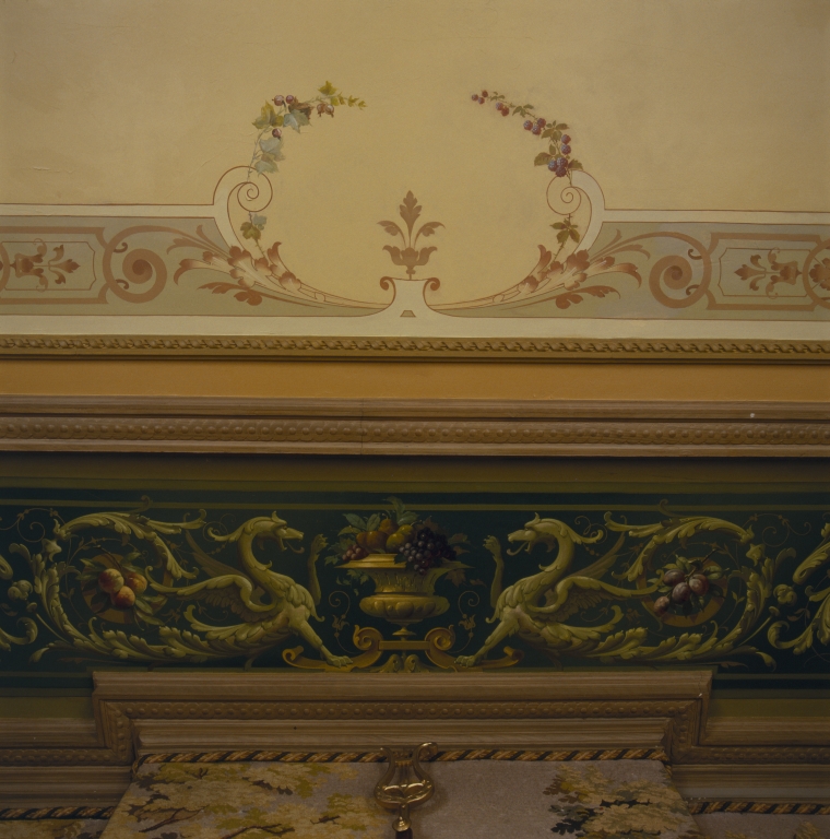 Plafond du "salon aux tapisseries