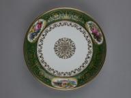 soucoupe n°3 dite "sous-tasse à thé" du service dit "service d'apparat du château de Randan"