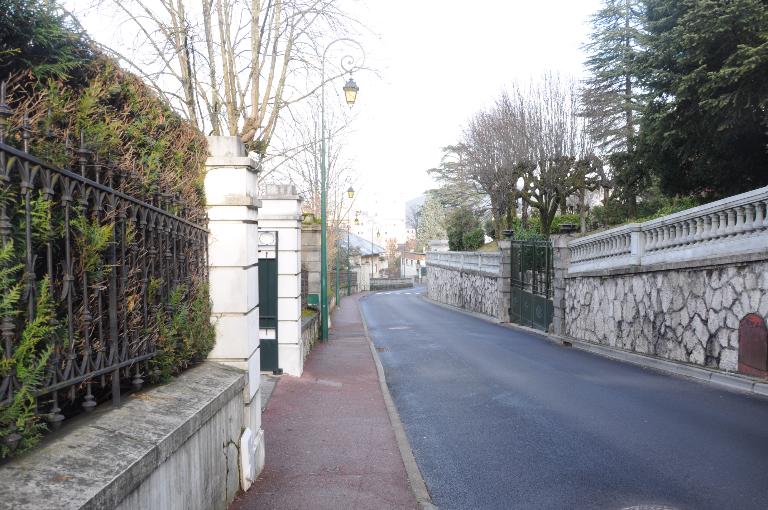 Rue de Mouxy et rue Haldimann, ancien chemin d'intérêt communal n° 49, actuellement rue Georges Ier