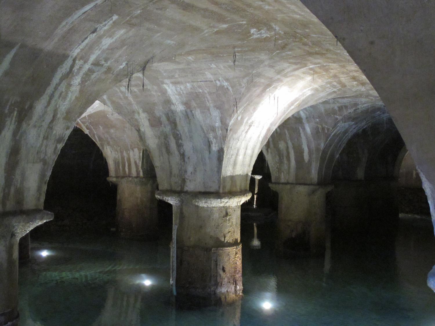 Usine des eaux de Saint-Clair et pompe de Cornouailles actuellement musée