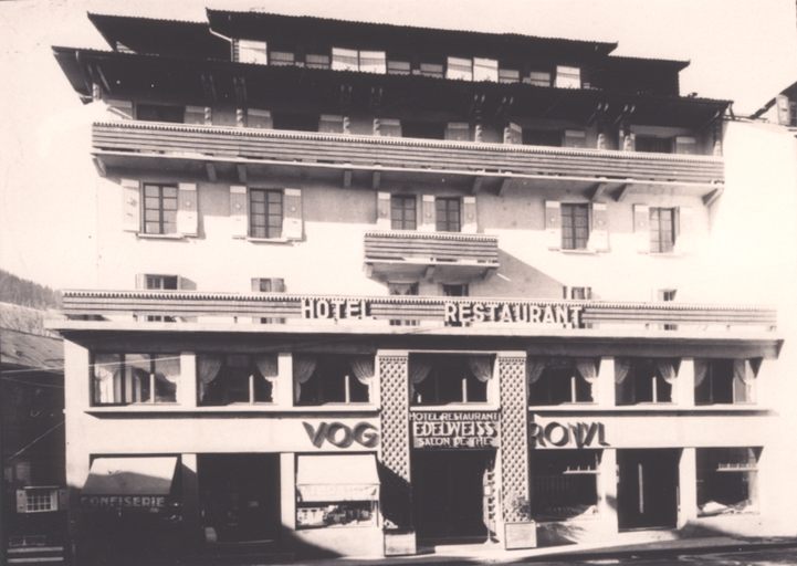 Hôtel de voyageurs, restaurant l'Edelweiss