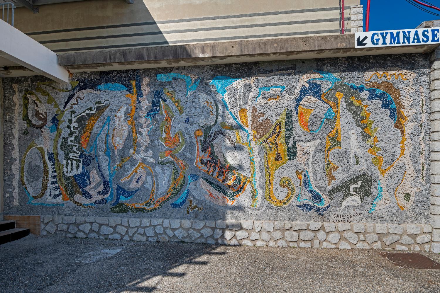 Revêtement mural (mosaïque) : Les Saisons