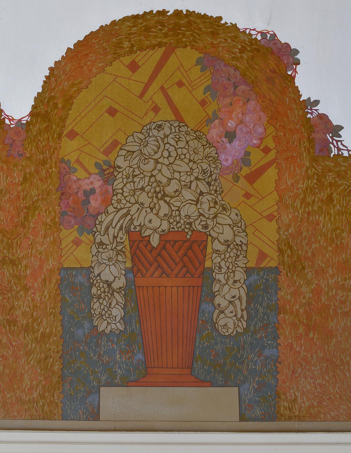 Peinture monumentale : La Bière, les Moissons, l'Eau, les Vendanges