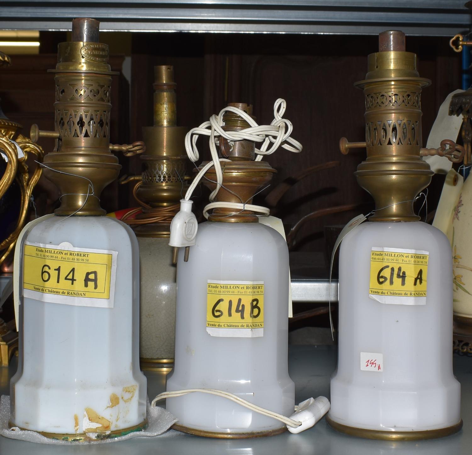Ensemble de lampes à pétrole (3)