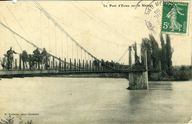 Pont suspendu d'Evieu (détruit)