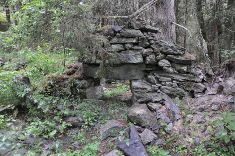 Site hydraulique Chedal-Anglay amont actuellement vestiges