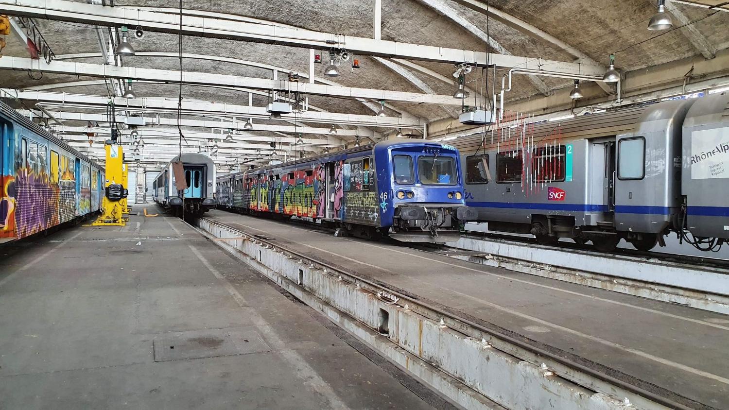 Halle de lavage de Croix-Barret de la gare de la Guillotière