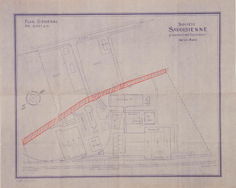 Usine de construction électrique, La Savoisienne, puis Alsthom-Savoisienne, puis Alsthom-Atlantique, puis Alsthom, puis GEC-Alsthom, puis Alstom, actuellement AREVA T et D Aix-les-Bains