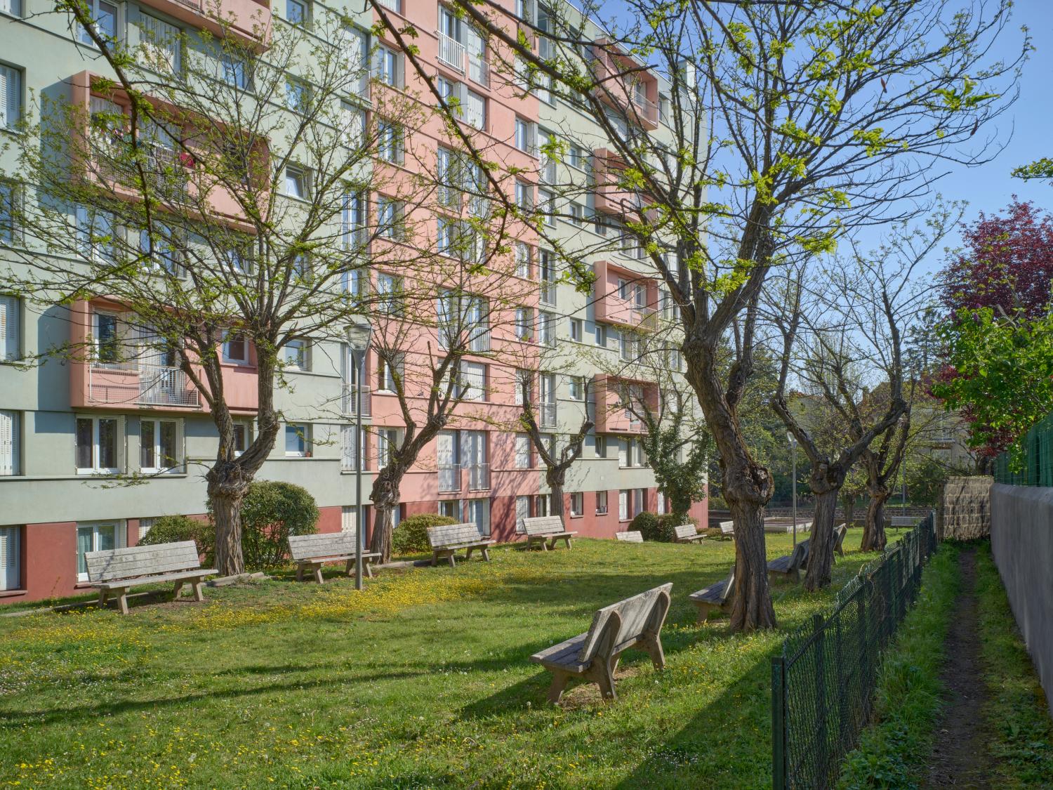 Grand ensemble du quartier Saint-Jacques nord de Clermont-Ferrand