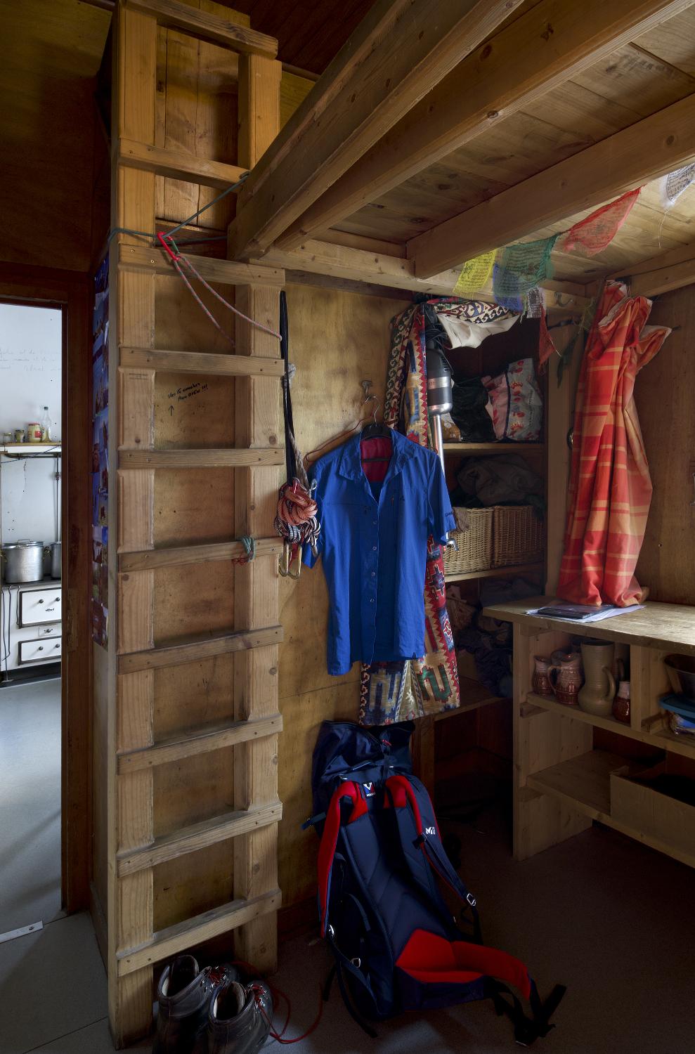 Refuge des Grands Mulet au sol et intérieur