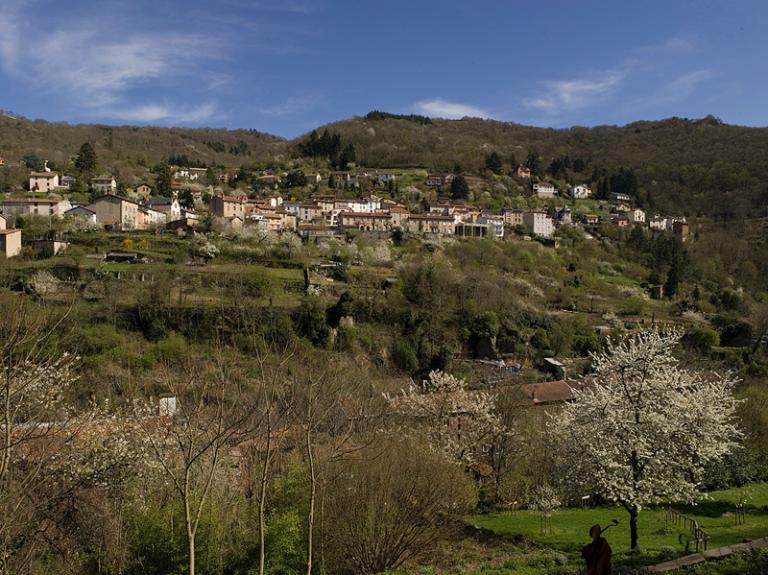 Pentes de la commune de Thiers