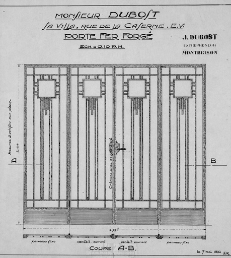 Couvent de Pénitentes de l'ordre de Saint-Augustin puis Prieuré bénédictin Saint-Eloi puis demeure, appelée villa de M. Dubost