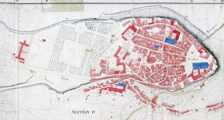 Collège de jésuites de Saint-Flour, dit collège de Fontanges, puis école secondaire municipale, collège municipal, lycée municipal, groupe scolaire Victor-Hugo, actuellement groupe scolaire Hugo-Vialatte et immeuble communal