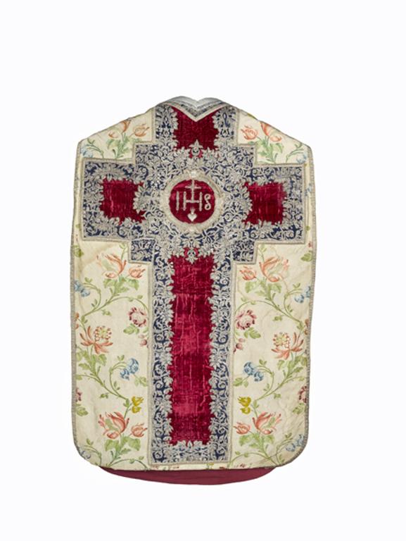 chasuble, voile de calice : ornement blanc n°1