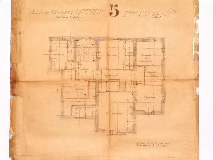 Maison, dite villa des Chimères, actuellement musée Faure