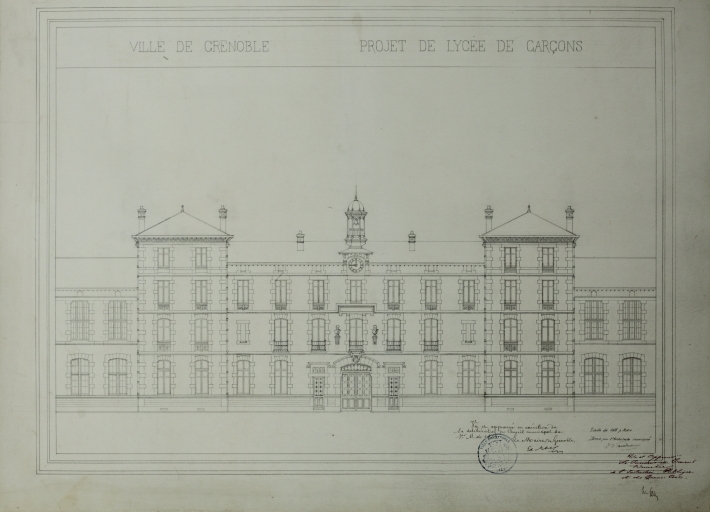 Lycée de garçons, actuellement lycée Champollion