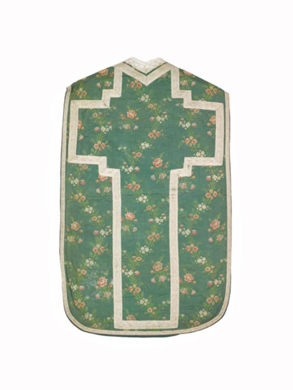 chasuble, voile de calice, bourse de corporal : ornement vert