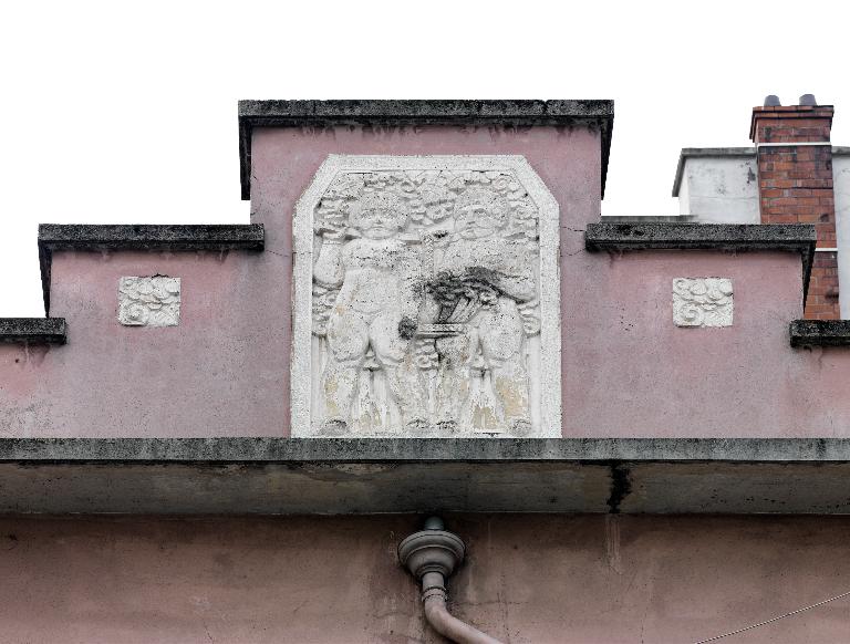 Ensemble de douze bas-reliefs : Vendanges