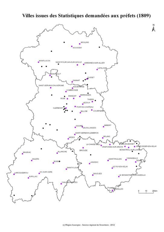 Villes en Auvergne : les formes urbaines