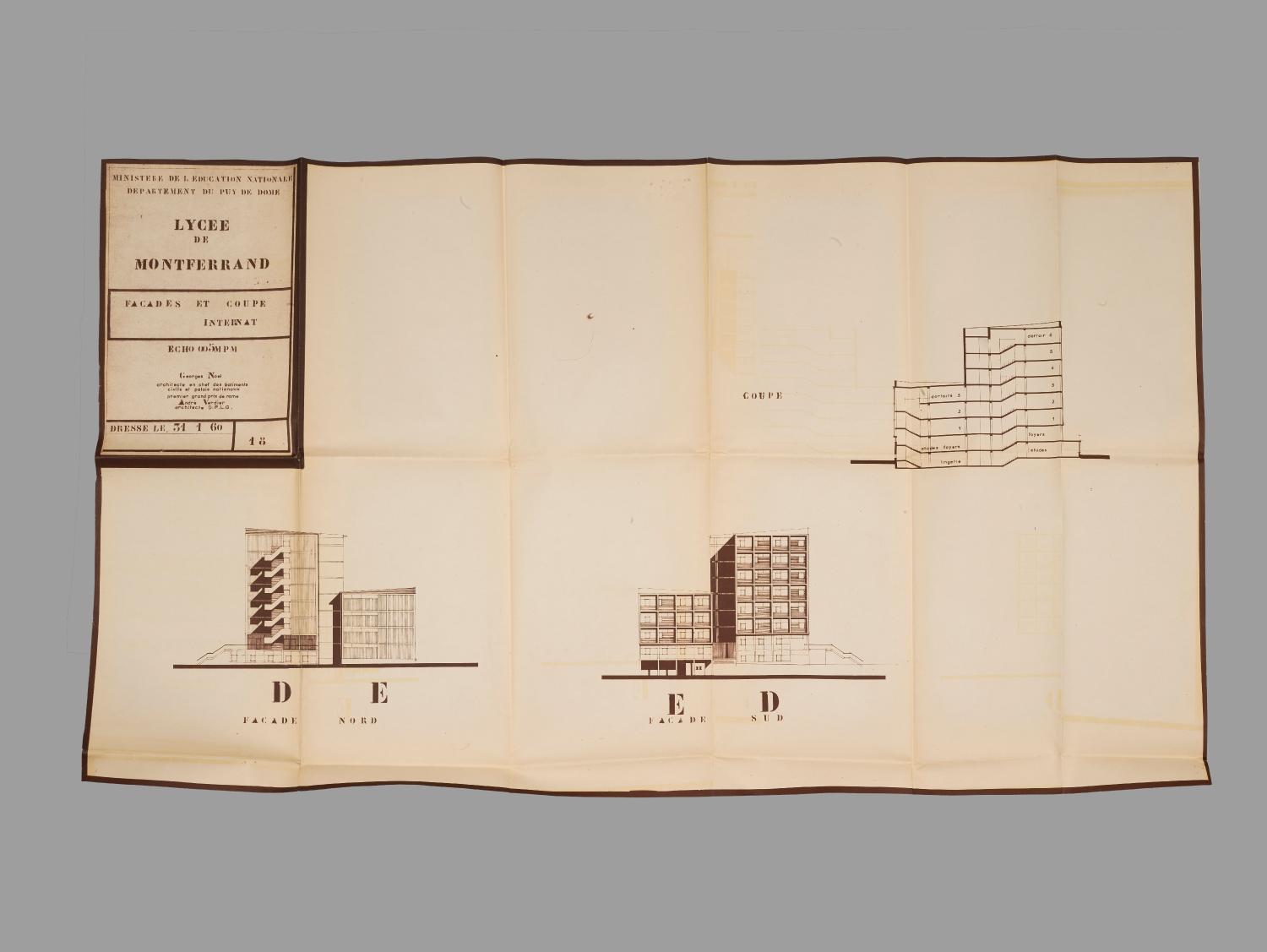 Lycée de Montferrand, actuellement lycée d’enseignement général et technologique Ambroise-Brugière