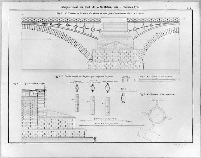 Deuxième pont de la Guillotière (détruit)