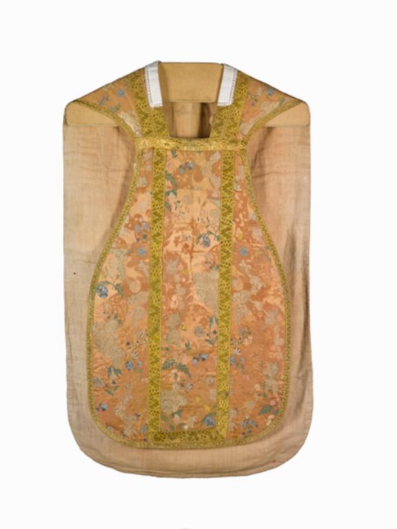 chasuble, étole, manipule : ornement rose n°1